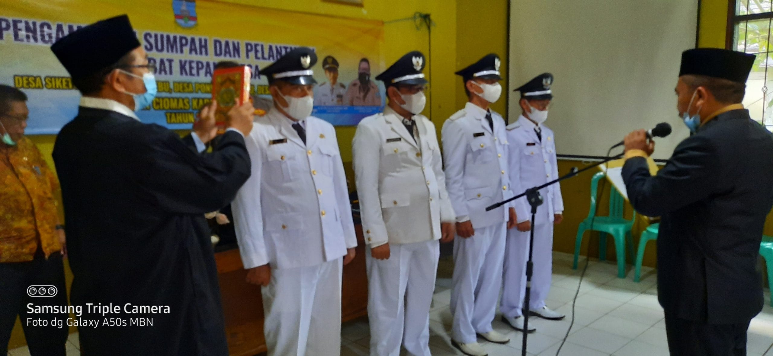 Empat Pjs Kepala Desa Di Kecamatan Ciomas Dilantik 28 Gambar Empat PjS Kepala Desa di Kecamatan Ciomas Dilantik 27