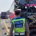 Gambar Akibat Tidak Jaga Jarak Aman, 4 Bus Pariwisata Kecelakaan Beruntun 39