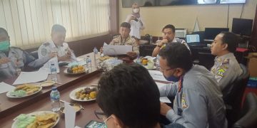 Gambar Ditlantas Polda Banten Melaksanakan Rapat Antisipasi Dampak Pembangunan Kantor Kelurahan Warung Jaud 1