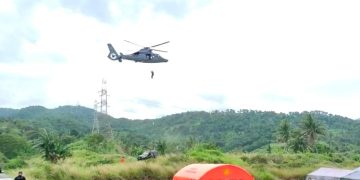 Gambar TNI AL Pasukan Marinir 1 Gelar Simulasi Penanggulangan Bencana Alam Tahun 2021 di Cilegon Banten 1