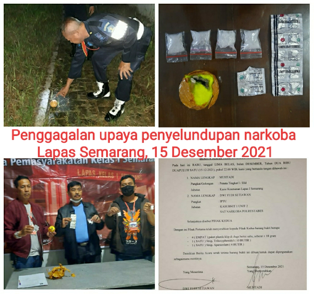 Gambar Lagi, Petugas Lapas Semarang Gagalkan Penyelundupan Narkoba 27