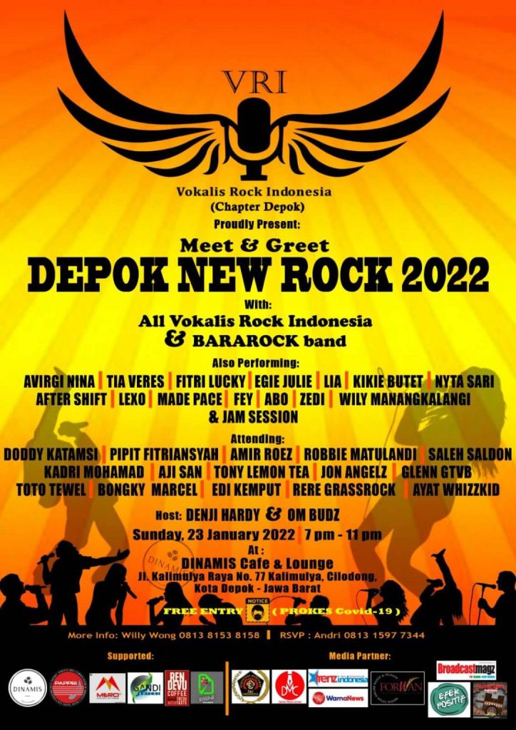 Gambar VRI Depok Siap Gelar Depok New Rock 2022 27