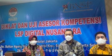 Gambar LSP Digital Nusantara Bersama BNSP Uji Asesor Kompetensi 1
