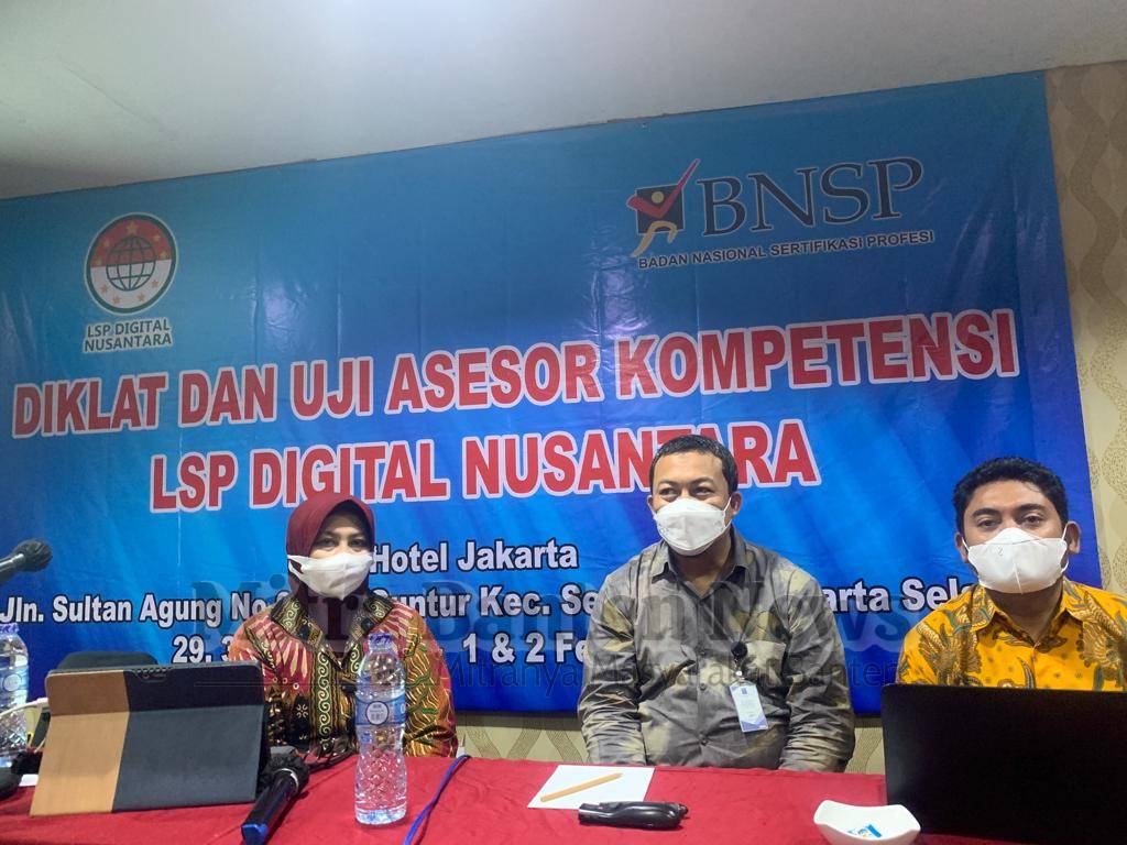 Gambar LSP Digital Nusantara Bersama BNSP Uji Asesor Kompetensi 27