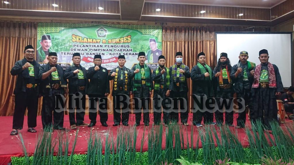 Gambar Sah, Pengurus Perguruan Silat Terumbu Banten Dewan Pimpinan Daerah Kota Serang Dilantik 27