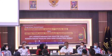 Gambar Maksimalkan Hak Integrasi WBP, Lapas Padang Tuan Rumah Sosialisasi Perdana Permenkumham Nomor 7 Tahun 2022 1
