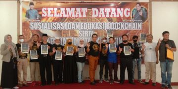 Gambar Gelaran Sosialisasi Dan Edukasi Blockchain Serta Affiliate Digital Marketing Koperasi GOLD COIN Indonesia 1