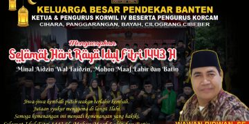 Gambar Dewan Penasehat Korwil IV Kel. Besar Pendekar Banten Mengucapkan Selamat Hari Raya Idhul Fitri 1443 H. 32