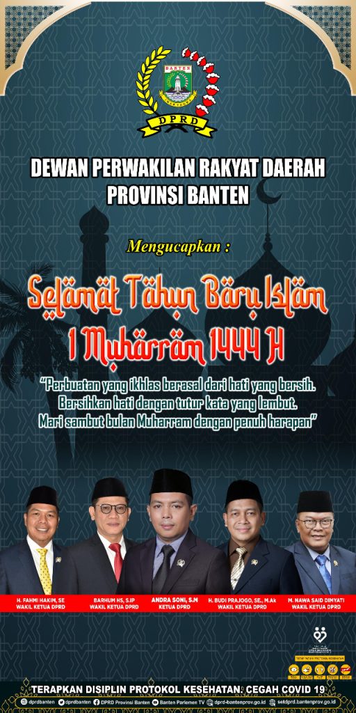 Gambar DPRD Banten Mengucapkan Selamat Tahun Baru Islam 1 Muharam 1444 H 27