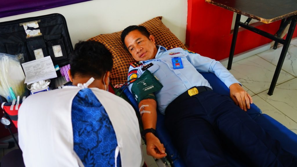 Gambar Meriahkan HDKD 2022, Pegawai Lapas Cilegon Donorkan Darah demi Kemanusiaan 27