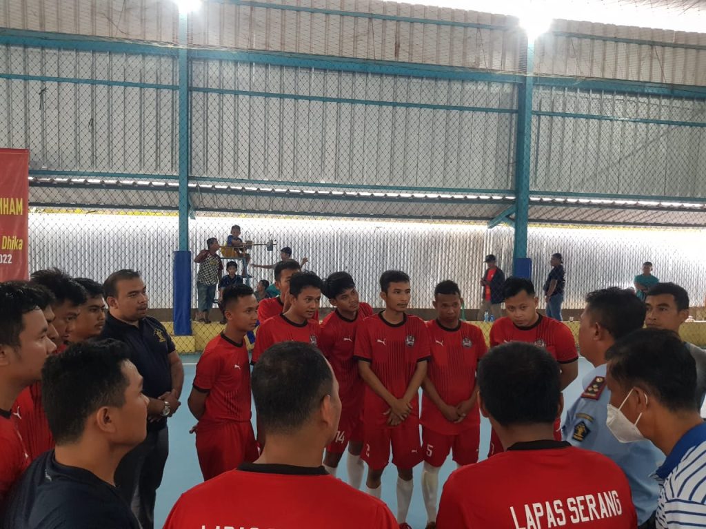 Gambar JUARAAA!! Lapas Serang Sabet Juara ke-1 Turnamen Futsal Hari Dharma Karya Dhika ke-77 27