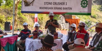 Gambar Peresmian Stone Crusher 1 Bojonegara, Kerjasama PT. Waskita Karya Infrastruktur dan PT. Sarana Persada Grup 32