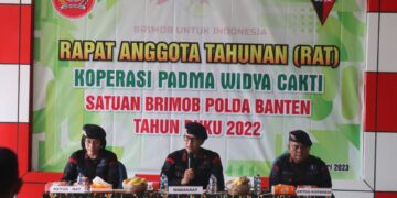 Gambar Satbrimob Polda Banten Gelar Rapat Anggota Tahunan Tahun 2022 6