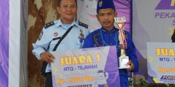 Gambar Ukir Prestasi, Warga Binaan Lapas Cilegon Juara Lomba Mtq Porsenap 2023 4