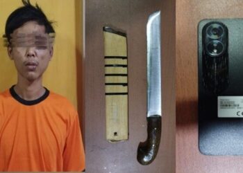 Modus COD, Pria di Kota Tangerang Bawa Kabur Hp Penjual dan Diamankan Polsek Pinang