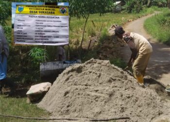 Pembangunan TPT di Desa Sukasaba Diharapkan Kurangi Risiko Longsor