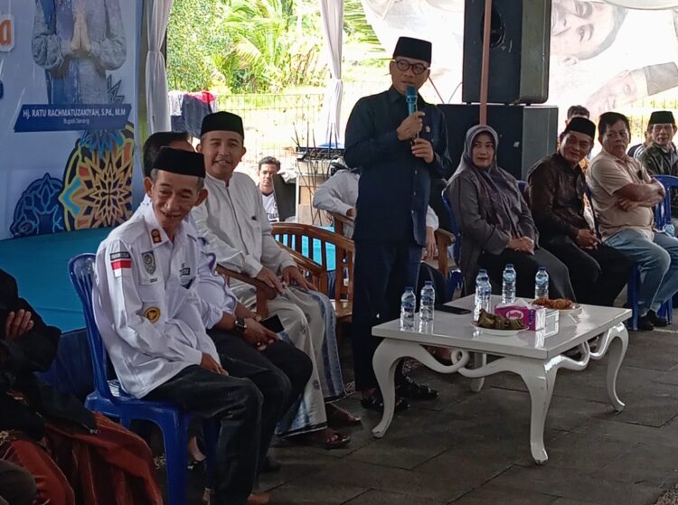Kades Ujung Tebu Apresiasi Mendes PDT dan Bupati Serang pada Doa Akhir Tahun Bersama Yatim Piatu dan Lansia