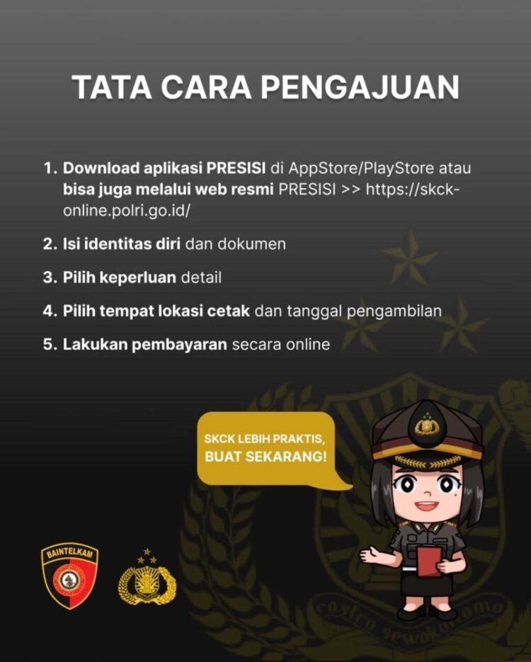 Pelayanan SKCK Kini Hanya di Polda dan Polres, Polsek Tidak Lagi Melayani
