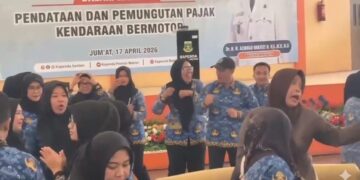 Apel Pajak Bapenda Banten Tercoreng Aksi Joget Pegawai, Profesionalitas ASN Dipertanyakan